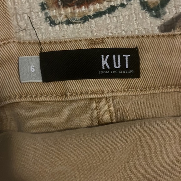 HP 🎉 Kut from the Kloth Jessica tan /brown / mustard overalls. - Picture 15 of 16